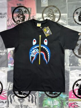 BAPE A Bathing Ape ABC CAMO Shark T-shirt ‘Black’